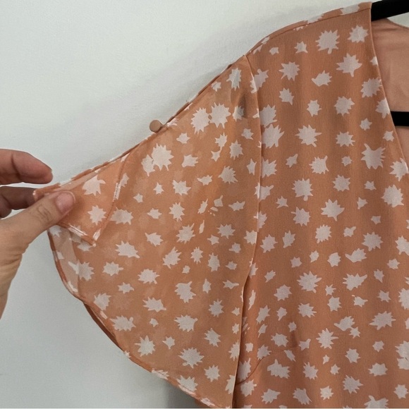 Madewell Ruched Waist Mini Dress in Star Shower Print - Picture 9 of 16